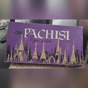 Whitman Purple Pachisi Game Box